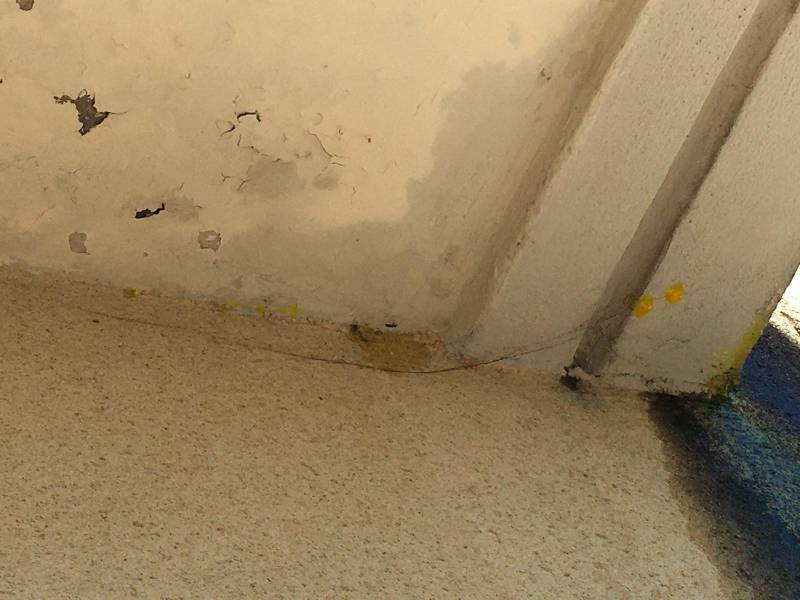 Trace d'humidité au plafond du salon à St Raphaël